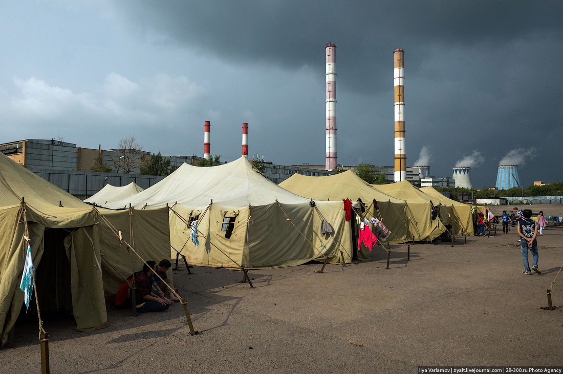 Палаточный лагерь в Москве